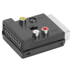 Delight Scart dugó-hüvely 3RCA/Svideo adapter