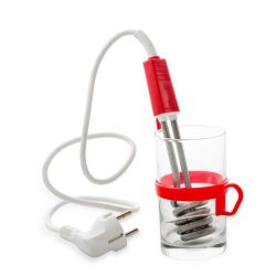   Aspico 112020 úti merülő vízforraló 350W, pohárral, színes tartóban
