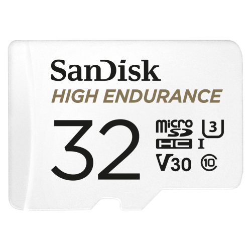 Sandisk High Endurance Card 32GB MicroSDHC U3, V30 100/40MB/s memória kártya