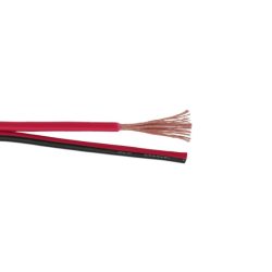   Globiz hangszóró vezeték 2x1,5mm², fekete-piros, transzparens