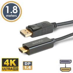 Delight DisplayPort - HDMI kábel - 1.4 - 4K - 1,8 m