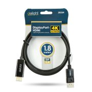 Delight DisplayPort - HDMI kábel - 1.4 - 4K - 1,8 m