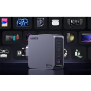 UGREEN Nexode Pro fali töltő, 160W, GaN, USB + 3x USB-C