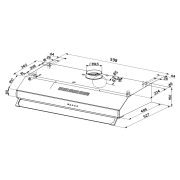 Faber 2740 PB SRM WH A60 páraelszívó 2 motoros