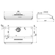 Faber 2740 PB SRM WH A60 páraelszívó 2 motoros