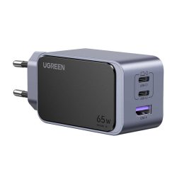   Ugreen X553 Nexode Air 65W 3-Port GaN Fast charger, gyorstöltő