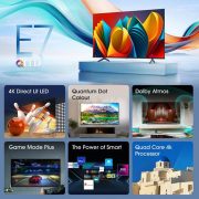 Hisense 43E7NQ 108cm UHD 4K Smart QLED TV
