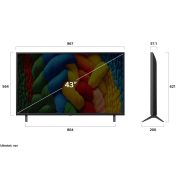 LG 43NANO80A3B 109cm UHD NanoCell AI 4K Smart TV 2025