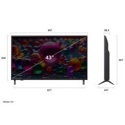 LG 43UA73003LA 109cm UHD AI 4K Smart TV 2025