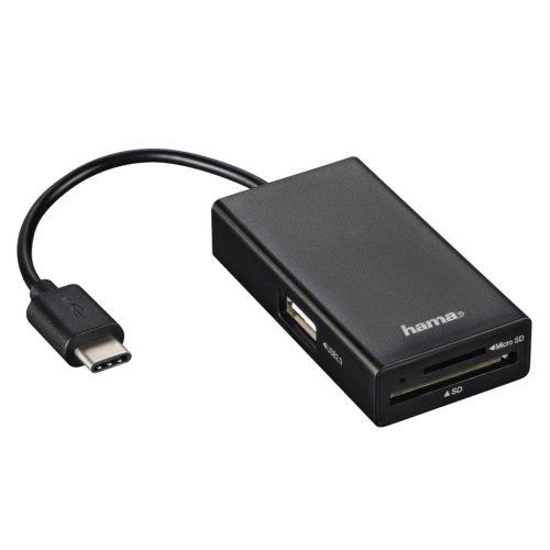 Hama USB-C(Type C)-OTG HUB kártyaolvasóval