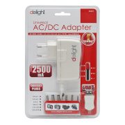 DeLight AC/DC adapter 230V/3-7V 2,5A