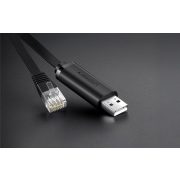 Ugreen CM204 USB-RJ45 konzolkábel, 3 m (fekete)