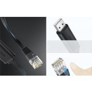 Ugreen CM204 USB-RJ45 konzolkábel, 3 m (fekete)