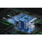 Ugreen X514 USB + USB-C fali töltő, GaN, 20 W (fehér)