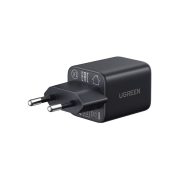 Ugreen X514 USB + USB-C fali töltő, GaN, 20 W (fekete)