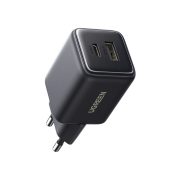 Ugreen X514 USB + USB-C fali töltő, GaN, 20 W (fekete)