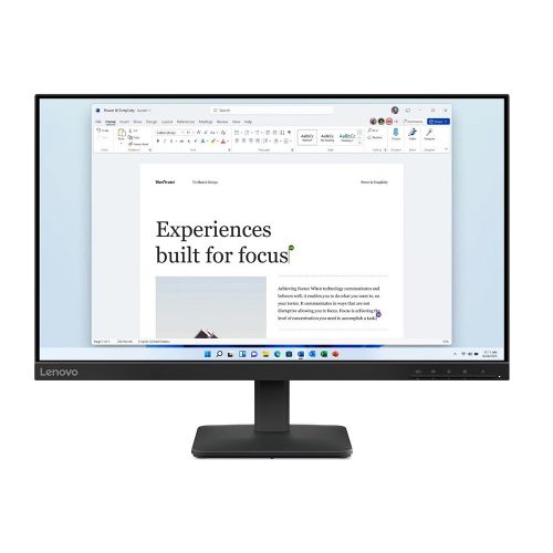 Lenovo 23,8" L24-4e FHD IPS HDMI/VGA fekete monitor