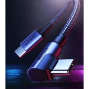 UGREEN USB-C kábel ferde véggel, 100W, 1m