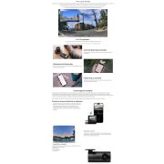 Xiaomi 70mai Dash Cam A510 menetrögzítő kamera + RC11 hátsó kamera szett