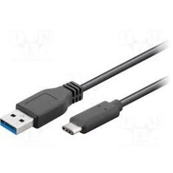 Goobay USB3.1 male USB-C 3.0 A male összekötő kábel 2m