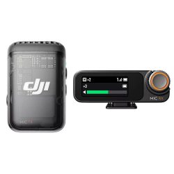 DJI MIC 2 (1TX + 1RX) wireless mikrofon szett