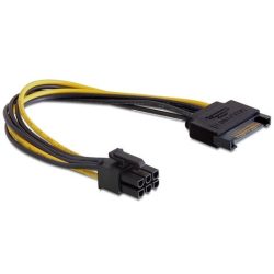 Delock PCIE VGA 6PIN-SATA tápkábel