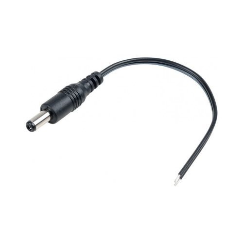 Nestron AP009 DC tápcsatlakozó 25cm kábelen; apa; 5,5/2,1mm
