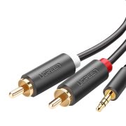 UGREEN AV102 2x RCA (Cinch) jack 3,5 mm-es kábel, 3m