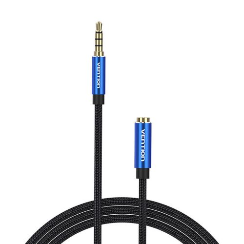 Vention BHCLI 3m kék audió kábel TRRS 3.5mm dugó - 3.5mm alj