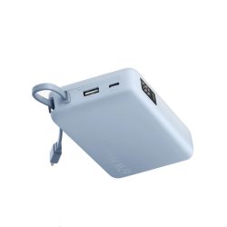   Xiaomi 67W 20.000mAh Powerbank kijelzővel és kábellel, jégkék szín