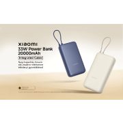 Xiaomi 33W Power Bank 20000mAh (Integrated Cable) - Tan