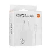 Xiaomi 67W HyperCharge Combo (Type-A) hálózati gyorstöltő + USB kábel