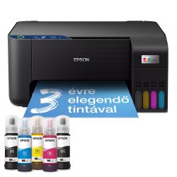   EPSON Tintasugaras nyomtató - EcoTank L3231 A4, MFP, színes, 5760x1440 DPI, 33 lap/perc, USB