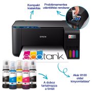 EPSON Tintasugaras nyomtató - EcoTank L3231 A4, MFP, színes, 5760x1440 DPI, 33 lap/perc, USB