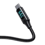 Mcdodo CA-361 Type-C USB-C - USB-C kábel kijelzővel, 1,2m