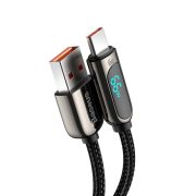 Baseus Display Fast Charging USB-A - USB-C kábel, 2m