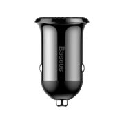 Baseus autós USB töltő, 2x USB-A, 4,8A