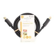 Nedis CCGL37010BK20 Display-port kábel 4K@60Hz, aranyozott csatlakozók, 2m