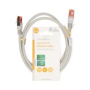 Nedis CCGL85220GY10 UTP / FTP Cat6 patch kábel, RJ45 aranyozott érintkezők, 10/100/1000 Mbit/s, 1m