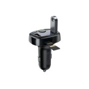 Baseus T típusú Bluetooth 2xUSB microSD FM transzmitter (fekete)