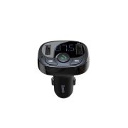Baseus T típusú Bluetooth 2xUSB microSD FM transzmitter (fekete)