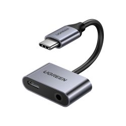 UGREEN USB-C-USB-C adapter és 3,5 mm-es jack csatlakozó