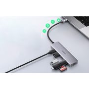 UGREEN 4 az 1-ben hub adapter USB-C - 4x USB 3.0 + USB-C