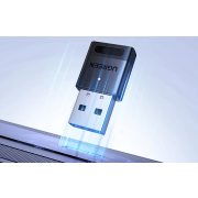 Ugreen CM748 Bluetooth 6.0 adapter, USB, 20 m hatótávolság (fekete)