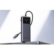 UGREEN CM889 6 az 1-ben USB-C – HDMI, 4K, 3x USB, 100 W PD