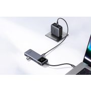 UGREEN CM889 6 az 1-ben USB-C – HDMI, 4K, 3x USB, 100 W PD