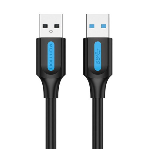 Vention CONBH USB 3.0 kábel, 2A, 2m, Fekete, PVC