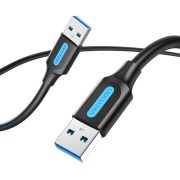 Vention CONBH USB 3.0 kábel, 2A, 2m, Fekete, PVC