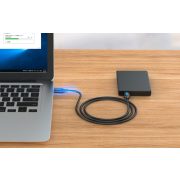 Vention CONBH USB 3.0 kábel, 2A, 2m, Fekete, PVC