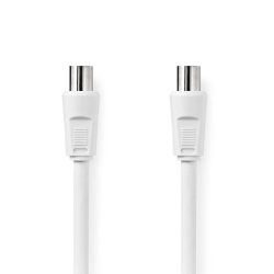   Nedis CSGL40000WT15 koax kábel, koax dugó - koax hüvely, 1,5m
